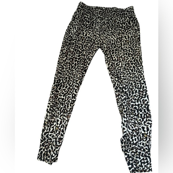 CABI # 5680 animal print Pivot Spotted Jogger modal cotton blend pants‎ Sz S - Picture 7 of 11